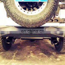 J255 Агрессивный задний бампер. Горячая продажа! Аксессуары для внедорожника 4X4. Черные стальные передние и задние бамперы для Jeep Wrangler JK 2007 - 2017 годов thumbnail-3