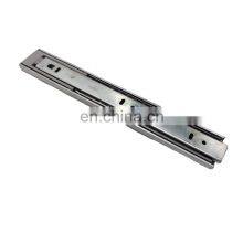 45MM bottom mounting cabinet heavy duty under mount push to open soft close drawer slide ball bearing