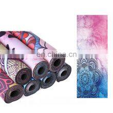Eco Friendly Foldable Custom Tpe Printed Yoga Mats Suede Rubber Folding Suede Yoga Mat thumbnail-1