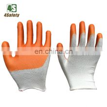 4SAFETY Yellow Orange Pvc Work Gloves