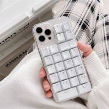 Spoof Creative Personality Keyboard Man For I Phone 11 Pro Max 12/13/14 Mobile Phone Case 7/8 Silicone Aesthetic Packaging Box thumbnail-4
