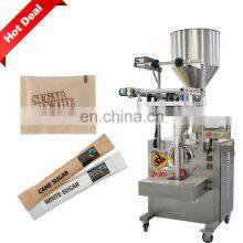 Automatic Small Vertical 5g 25g Black Pepper Salt Hotel Sugar Stick Bag Sugar Sachet Filling Packaging Packing Machine Price