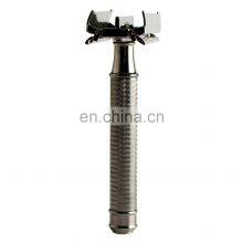 New Design Butterfly Head Colorful Brass Metal Eco-Friendly Black Barber Double Edge Blades Shaving Safety Razor thumbnail-1