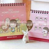 2016 Custom Cartoon Desk Calendar Table Calendar,OEM Calender