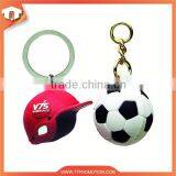 2015 best selling custom 3d soft pvc keychain