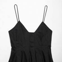 2025 New European and American Fashion Simple Poplin Short Dress thumbnail-2