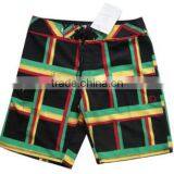 New Men's Surfing Plaid Swim Trunks thumbnail-1
