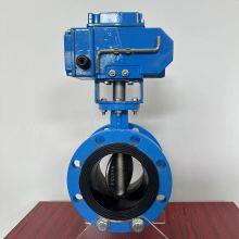 DN800 Pn16 Worm Gear/Electric Actuator Ductile Iron EPDM NBR Seat Flange Type Butterfly Valve thumbnail-5