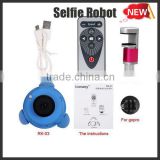 Hot Sale Self-Time take photo Selfie Robot with 360 degree,hands free selfie Robot for all mobile phone
