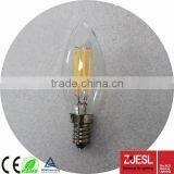 Tuv ce Led Filament Bulb C35 3W 360 Degree Moving Flame Led Candle
