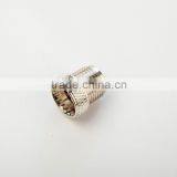 Ni-plated Circular Overlapping Curve Brass Screws thumbnail-2