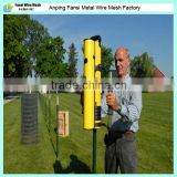 long life agricultural hot dipped galvanized durable t studded post