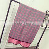 Latest Design Soft Warm Maxi Wool Cashmere Ladies Plaid Shawl thumbnail-2