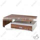 Modern Panel Roating Coffee Table With Wheels 25-1(4268) thumbnail-1