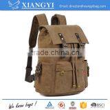 Unisex Leisure Simple Pure Color Canvas Computer Bag Backpack school backpack shipping backpack new design in 2016