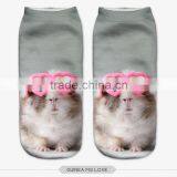 Fashion Barbie Girl Wear High Quality 3d Digital Full Print Colorful Ankle Socks Sports Unisex Custom Hot Sale Stretch Spandex thumbnail-3