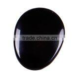 Wholesale Natural Black Obsidian Worry Thumb Semi Precious Stone Hand Carved Crystal Gifts