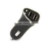 Black White 2 Port USB 5V 4.8A 3.4A 2.4A Dual Car Charger Adapter With Good Quality thumbnail-5
