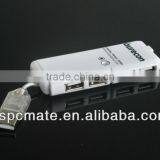 4 Port USB 2.0 Hub Black PC,Notebook 45 cm Cable