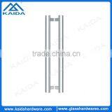 China Suppliers Stainless Steel Glass Bow Door Handle for Hotel Door thumbnail-2