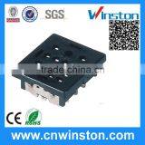 PY-14 General Miniature Black Color 300V 7A 14 Pins Electro-magnetic Industrial Relay Socket With CE