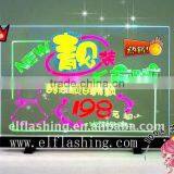 Sparkle Led Writing Board Fluorescent Led Writing Board