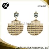 Fashion wholesale 18k gold earrings earrings saudi gold jewelry gold plated earrings