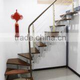 Prefabricated Stainless Steel Wood Straight Stairs China Supplier Quality Choice thumbnail-1