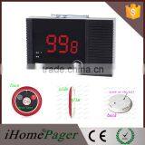 IHomePager Restaurant Waiter Call System Button To Call Waiter