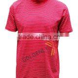 Men's Round Neck Casual Strips Yarn Dye T-shirt Made in China thumbnail-1