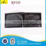 New Design Four Fold Durable Young Man Leather RFID Wallet thumbnail-2