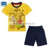 (CD4815) Wholesale 18M-6Y Casual Children Sets China Factory Kids T-shirt and Short Sets thumbnail-1
