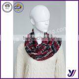 up to Date Acrylic Ncek Warmer Loop Infinity Knit Pashmina Scarf Factory Wholesale Professional Manufacturer(Can be Customized) thumbnail-2