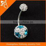 fashion navel piercing jewelry stainless steel dangle navel belly ring piercing belly ring