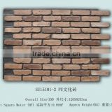 Faux stone wall panels artificial cladding tile decorative black stone