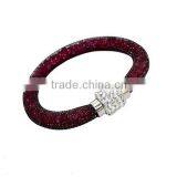 Hot Sale Fashion Multi-color Bio Magnetic Stardust Bracelet,mesh Crystal Charm Bracelet thumbnail-2