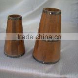 Wooden Vases