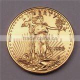 Thick Gold Plated Tungsten Gold Eagle Coin thumbnail-2