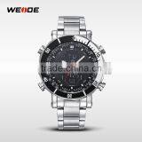 Weide Watches Men Military Wrist Watch Men Quartz Digital Stainless Steel Back Water Resistant Watches thumbnail-1