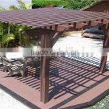 Eco-friendly WPC Hollow Square Hollow Tube For Pergola,Flower Arch ,Plank Way