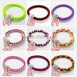 Ebay Leather Wristband Cuff Rhinestone Buckle Bracelet Wholesale thumbnail-1