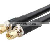 RF Pigtail SMA Male to SMA Male Cable LMR400 Crimp Connector thumbnail-1