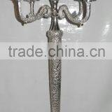 Silver Candelabra Centerpiece thumbnail-2