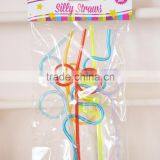Hot Sale Plastic Artistic Crazy Bar Drinking Straws thumbnail-4