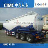 CIMC 50cbm Lime Powder Tank Truck Trailer / Bulk Cement Tank Truck Semi Trailer thumbnail-6