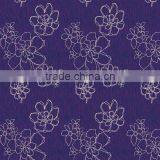 Modern Design Purple Bedroom Carpet With Flower Pattern thumbnail-1
