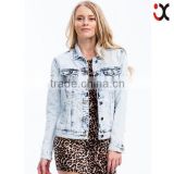 Fashion Seasons Product Type ladies Acid washed denim jackets(JXW1532)