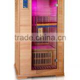 KC Approved Wooden Infrared Half Body Sauna Health Care Products China thumbnail-4