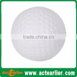 promotional 6.3cm pu foam golf stress ball