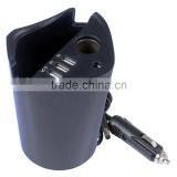 3 Port Cigarette Lighter Mobile Phone Usb Car Charger thumbnail-2